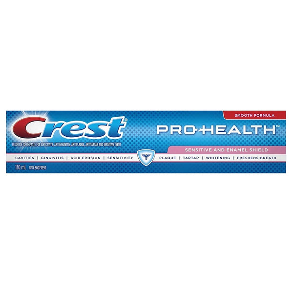 Crest Pro-Health Sensitive and Enamel Shield Toothpaste 130mL