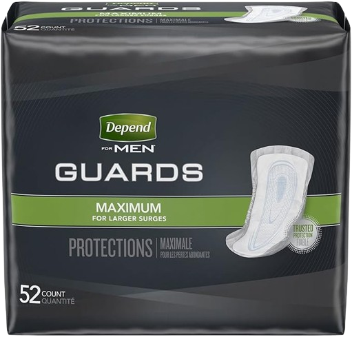 Depend Guards for Men 52 Count - Halohealthcare