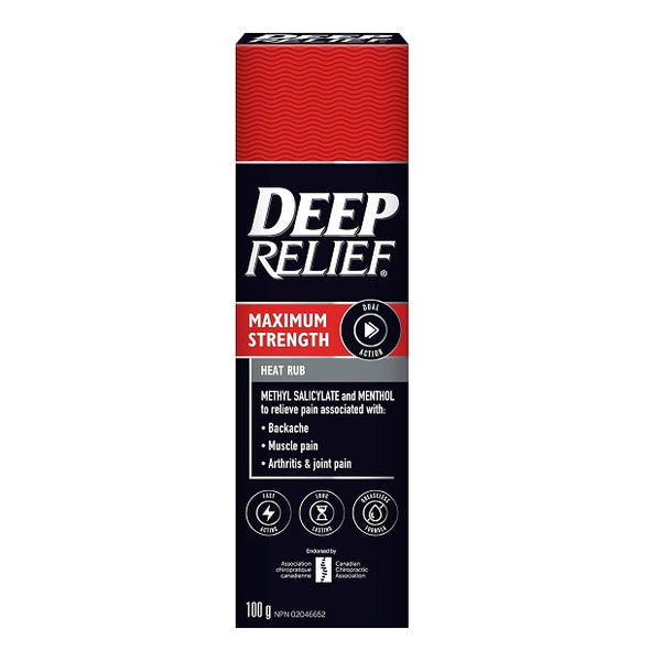 Deep Relief Maximum Strength Heat Rub 100g