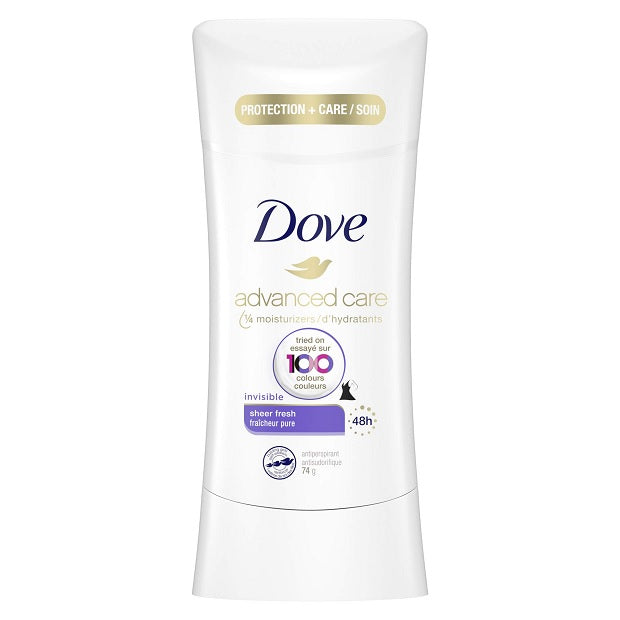 Dove Advanced Care Invisible Sheer Fresh Antiperspirant Stick 45g