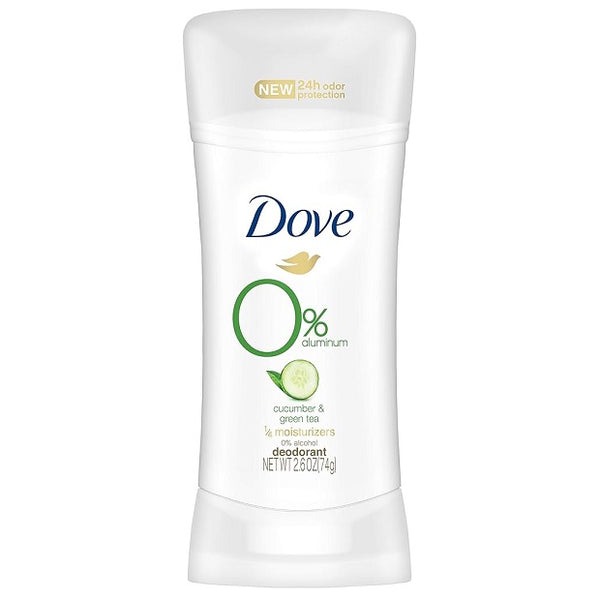 Dove 0% Aluminum Deodorant 113g - Cucumber & Green Tea