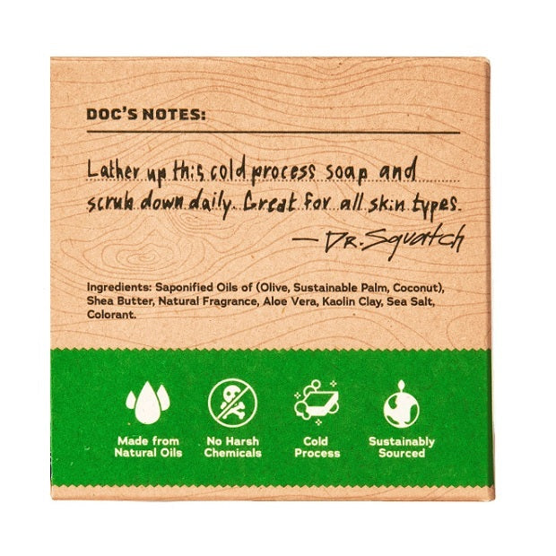 Dr. Squatch Men's Natural Soap Cool Fresh Aloe 5oz (141.7G)