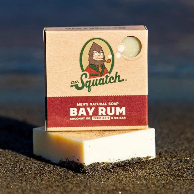 Dr. Squatch Men's Natural Soap Bay Rum 5oz (141.7g)