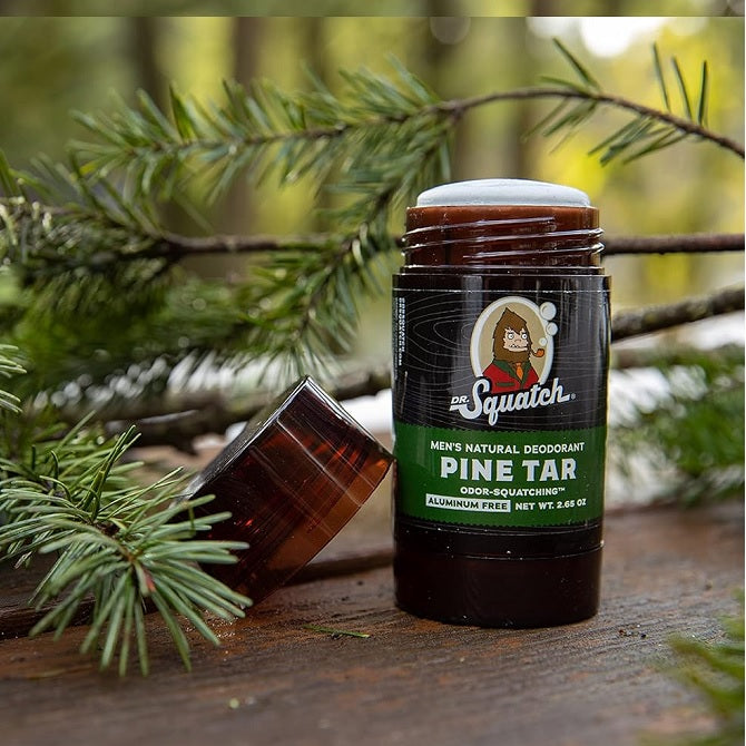 Dr. Squatch Men's Natural Deodorant Pine Tar (75g)