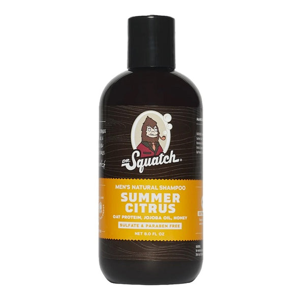 Dr. Squatch Men's Natural Shampoo Summer Citrus 236mL