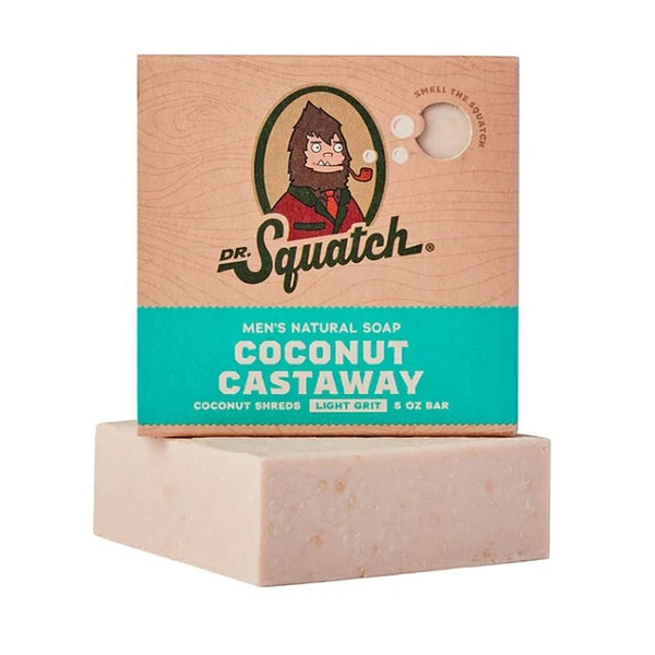 Dr. Squatch Men's Natural Soap Coconut Castaway 5oz (141.7g)