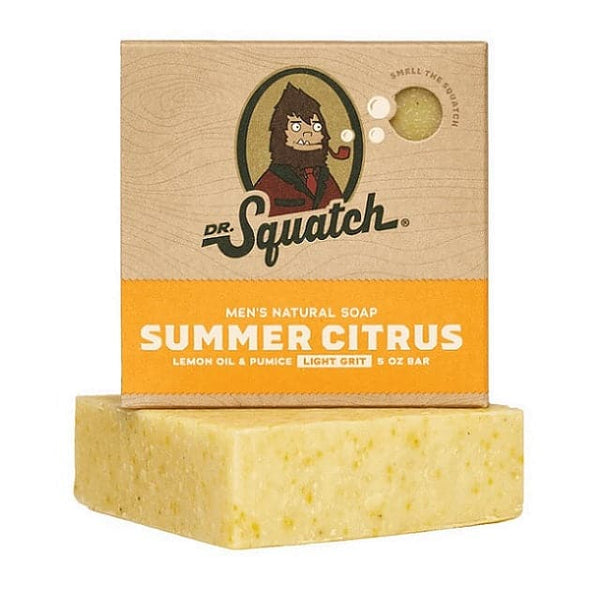 Dr. Squatch Men's Natural Soap Summer Citrus 5oz (141.7g)