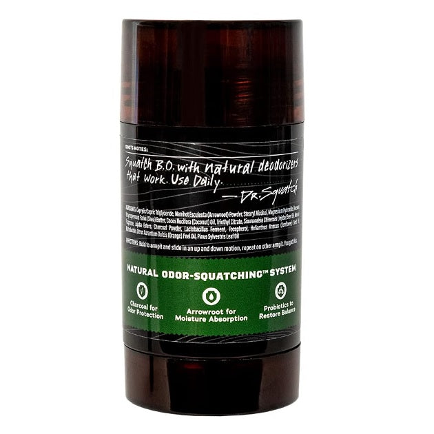 Dr. Squatch Men's Natural Deodorant Pine Tar 2.65oz 