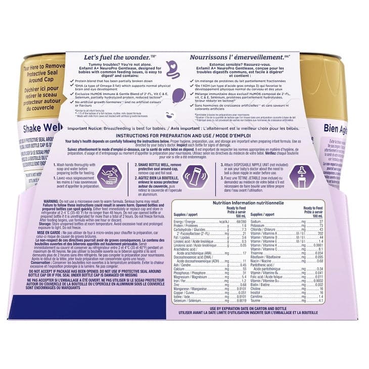 Enfamil NeuroPro Gentlease: Tummy Relief + Brain Support