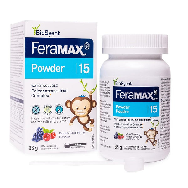 Feramax Powder 15 Water Soluble Polydextrose-Iron Complex 83g