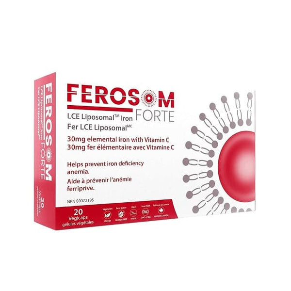 Ferosom Forte LCE Liposomal Iron 20 Capsules