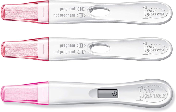 First Response Early Result Pregnancy Test Triple Check Pack, 1 Regular + 1 Digital + 1 Rapid Result, 3 Tests