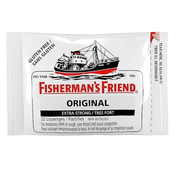 Fisherman's Friend Original Extra Strong Gluten Free 22 Lozenges