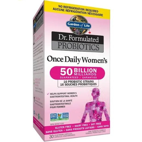 Garden of Life Dr. Formulated Probiotics Once Daily Women's 50 Billion Shelf Stable - 30 Veg Capsules