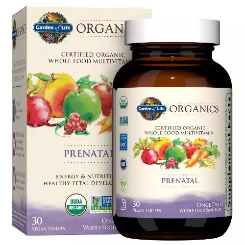 Garden of Life Organics Prenatal Once Daily 30 Vegan Tablets