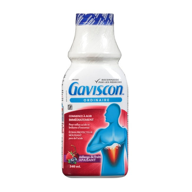 Gaviscon Regular Strength Soothing Liquid Fruit Blend  340mL