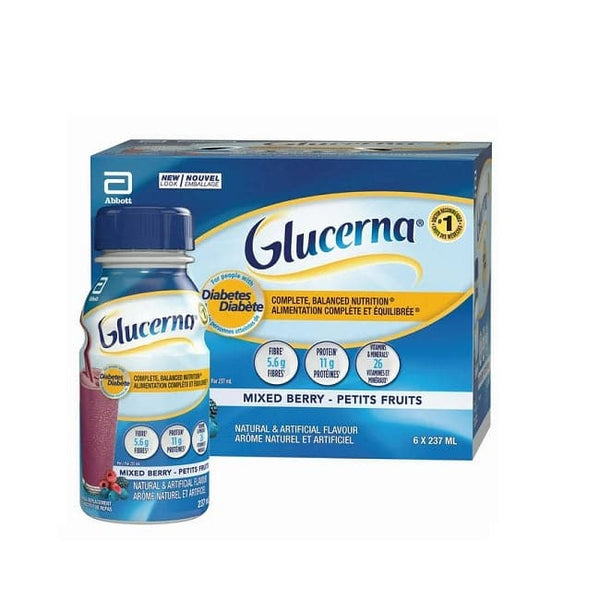 Glucerna Nutritional Drink Mixed Berry 6x237mL