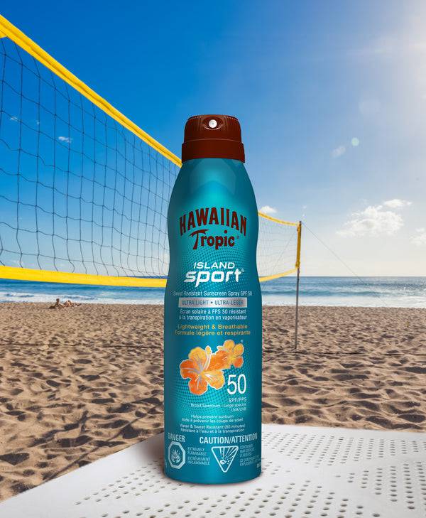 Hawaiian Tropic Island Sport Ultra-light Sweat Resistant Sunscreen SPF 50 170g