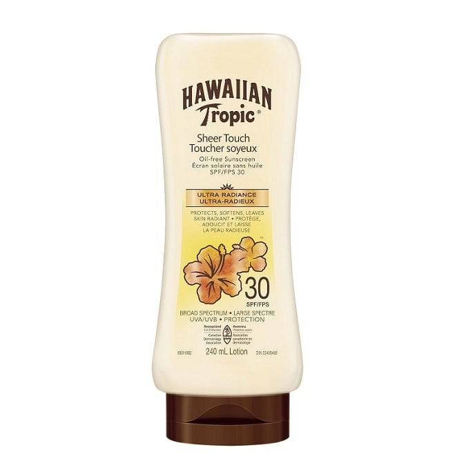 Hawaiian Tropic Sheer Touch Oil-Free Sunscreen Ultra Radiance SPF 30 240mL