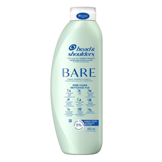 Head & Shoulders Bare Pure Clean Anti-Dandruff Shampoo 400mL