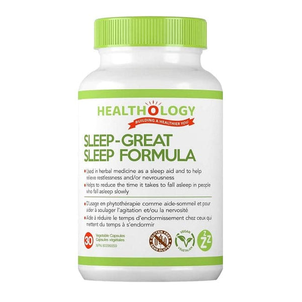 Healthology Sleep-Great Sleep Formula Capsules (Various Sizes)