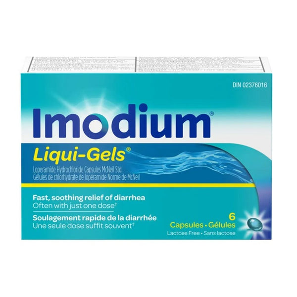 Imodium Diarrhea Relief Liqui-Gels (Various Sizes)