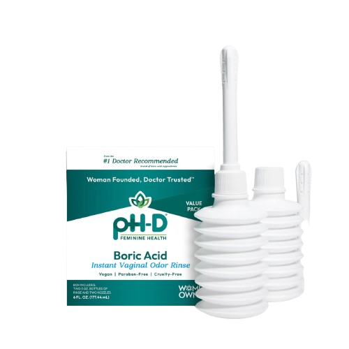 pH-D Feminine Health Boric Acid Vaginal Odor Rinse 177mL - HaloHealthcare.com