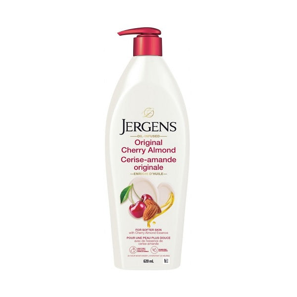 Jergens Oil Infused Moisturizer Original Cherry Almond 620mL