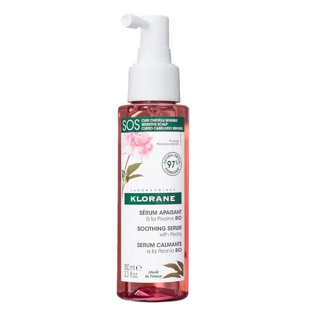 Klorane Soothing Sensitive Scalp Serum with Organic Peony 100mL - HaloHealthcare.com