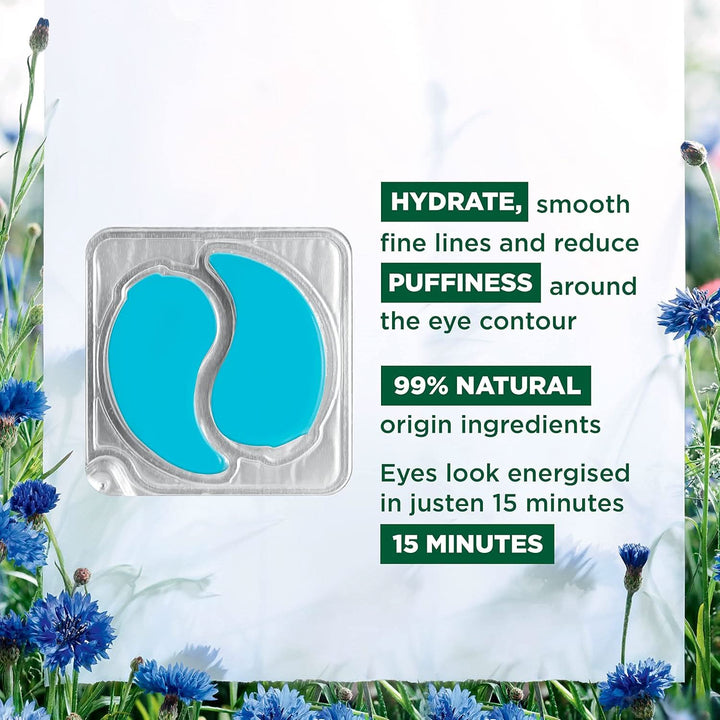 Klorane Smoothing & Soothing Eye Patches with Organic Cornflower 7x2 Patches - HaloHealthcare.com