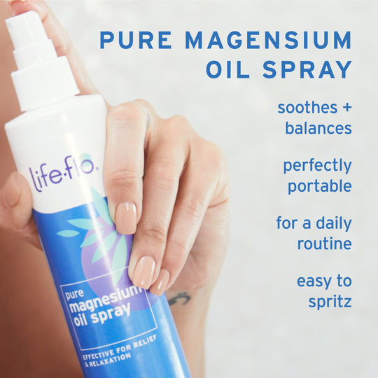 Life-Flo Pure Magnesium Oil 237mL features