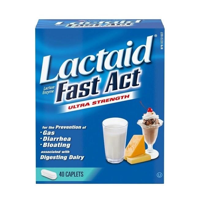 Lactaid Fast Act Ultra Strength 40 Caplets