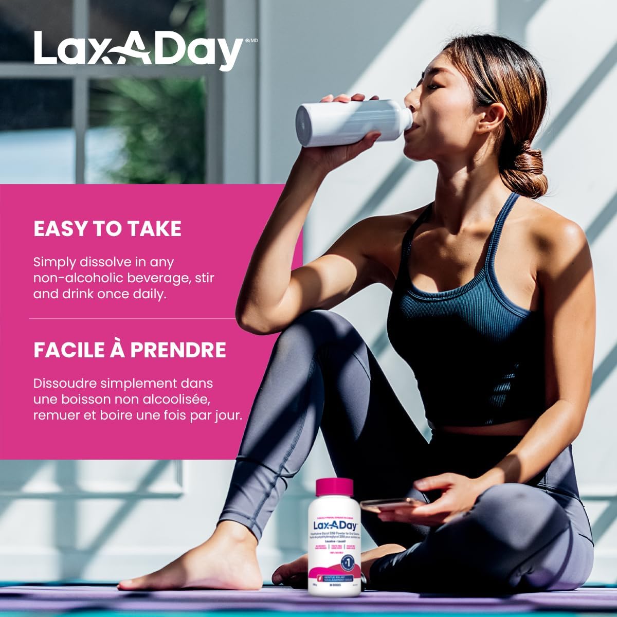 Lax-A-Day: 7-Day Relief (Constipation) | Travel-Ready Powder