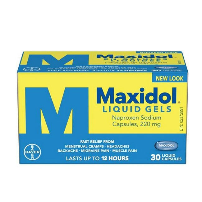 Maxidol Liquid Gels Fast Relief 30 Capsules