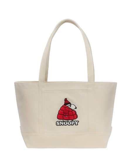 BAGGU Medium Heavyweight Canvas Tote Snoopy