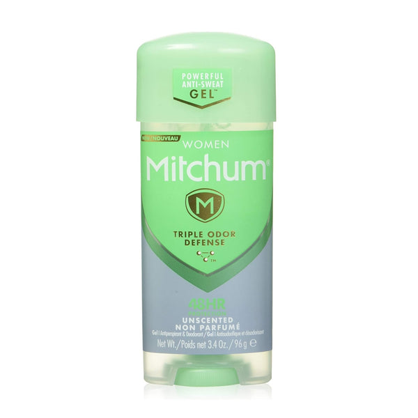 Mitchum Women Triple Odor Defense Gel Antiperspirant & Deodorant Unscented 96g