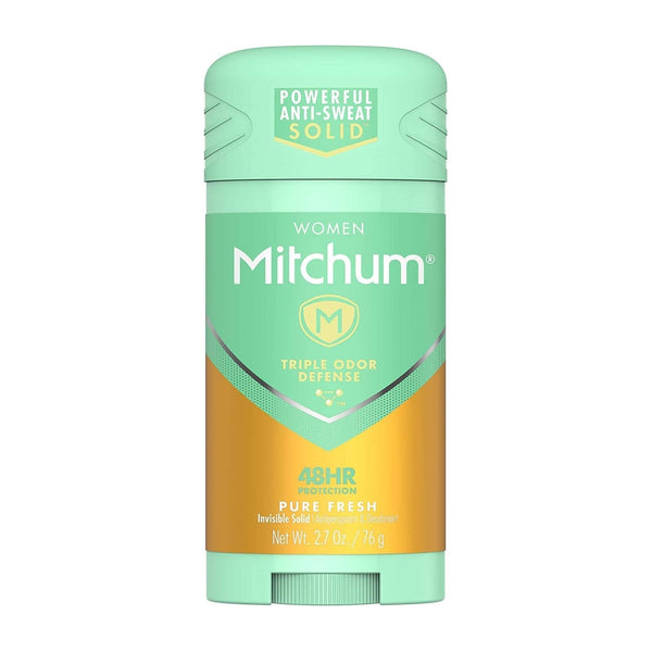 Mitchum Women Triple Odor Defense Invisible Solid Antiperspirant & Deodorant Pure Fresh 76g