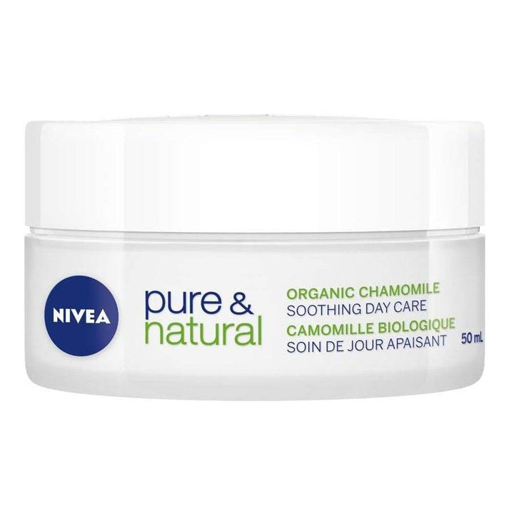 NIVEA Pure & Natural Soothing Day Care for Dry and Sensitive Skin 50mL