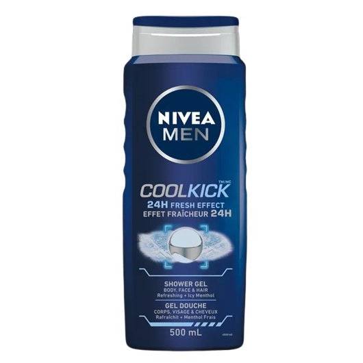 NIVEA Men Cool Kick Shower Gel 500mL