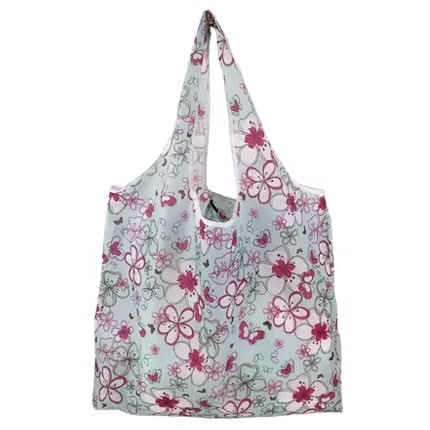 Nack Nax Reusable Foldable Polyester Shopping Bag Garden