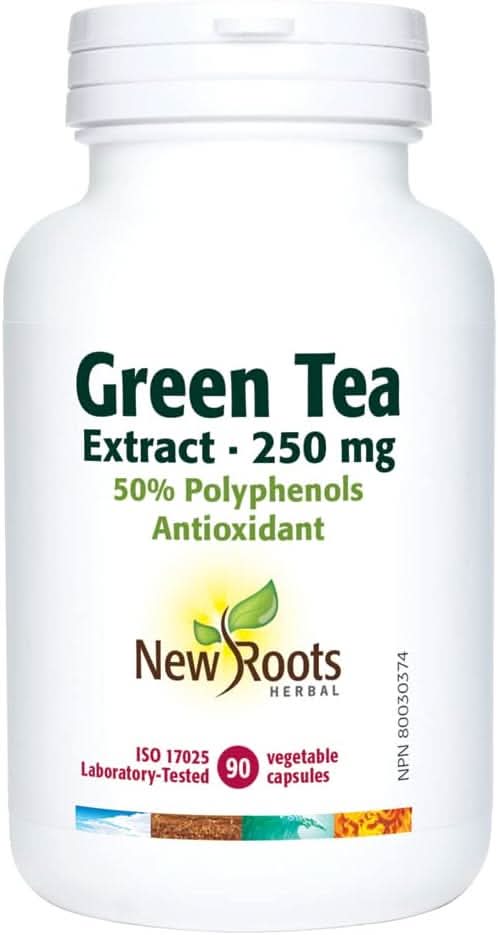 New Roots Herbal Green Tea Extract 250mg 90 Veg Capsules