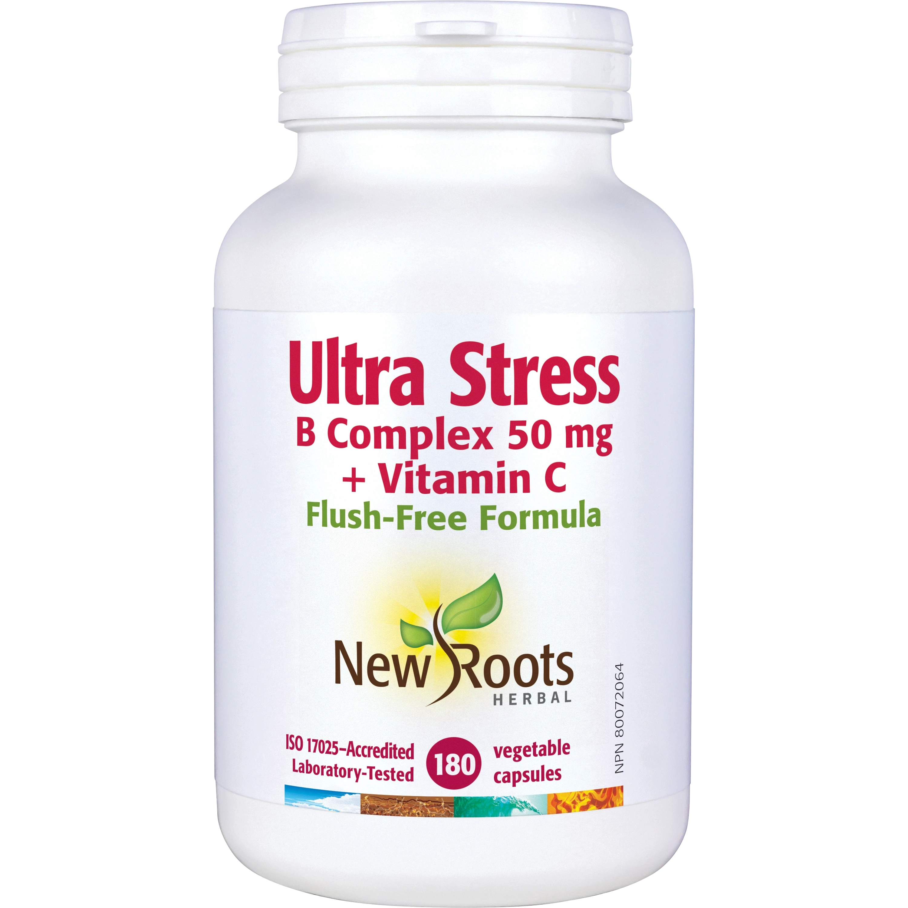 Nes Roots New Roots Herbal Ultra Stress B Complex 50mg + Vitamin C