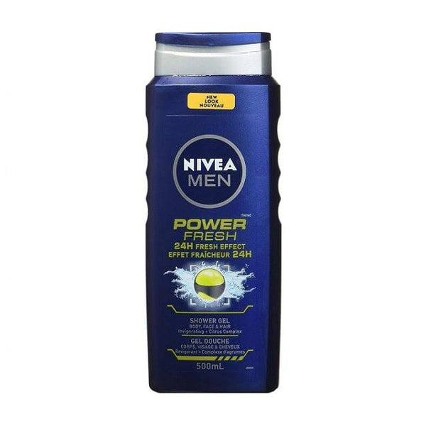 NIVEA Men Power Fresh Shower Gel 500mL