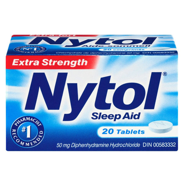 Nytol Sleep Aid Extra Strength 20 Tablets