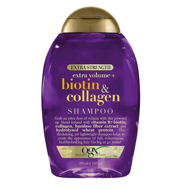 OGX Biotin & Collagen Extra Strength Shampoo 385mL