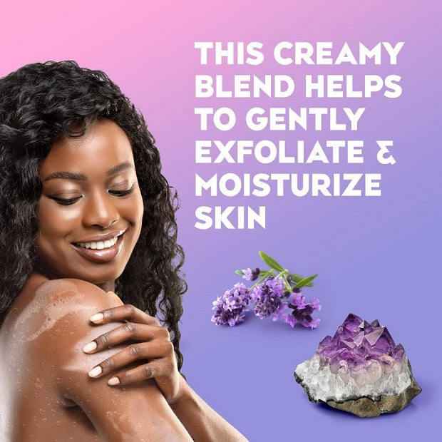 OGX Calming + Amethyst & Lavender Body Scrub & Wash