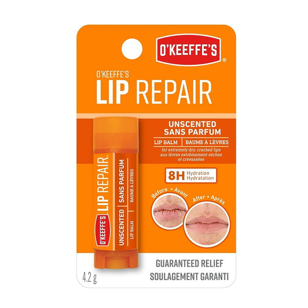 O'Keeffe's Lip Repair Lip Balm Unscented 4.2g