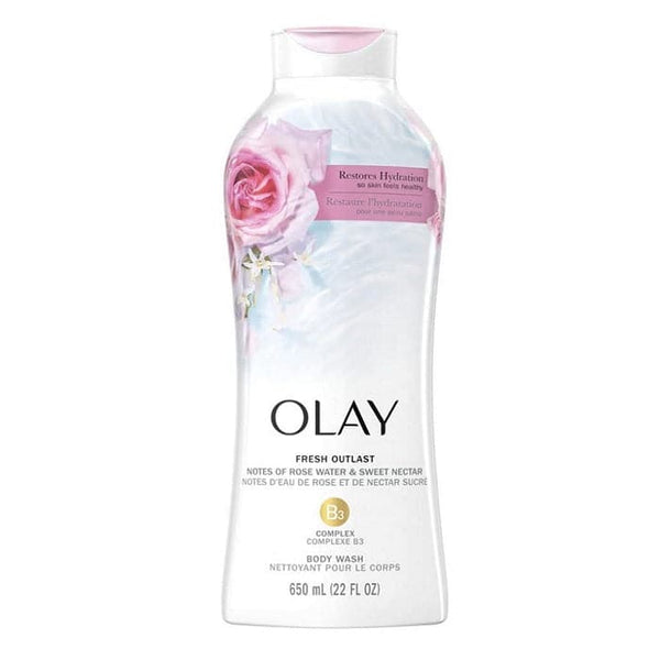 Olay Fresh Outlast Body Wash 364mL - Rose Water & Sweet Nectar  