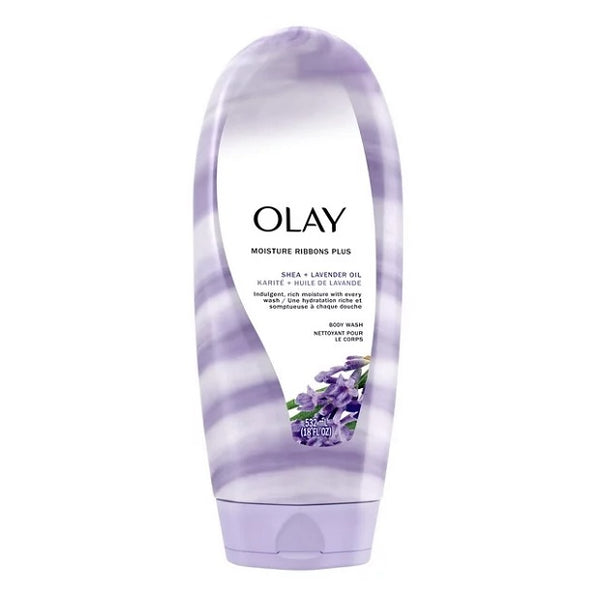Olay Moisture Ribbons Plus Body Wash 532mL - Shea + Lavender