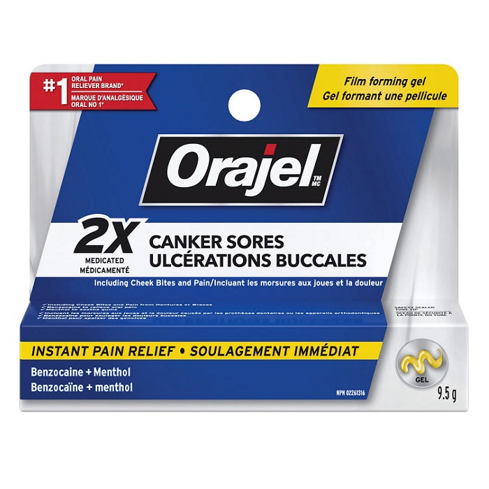 Orajel Ultra Canker Sore 2X Medicated Gel 9.5g | HaloHealthcare.com